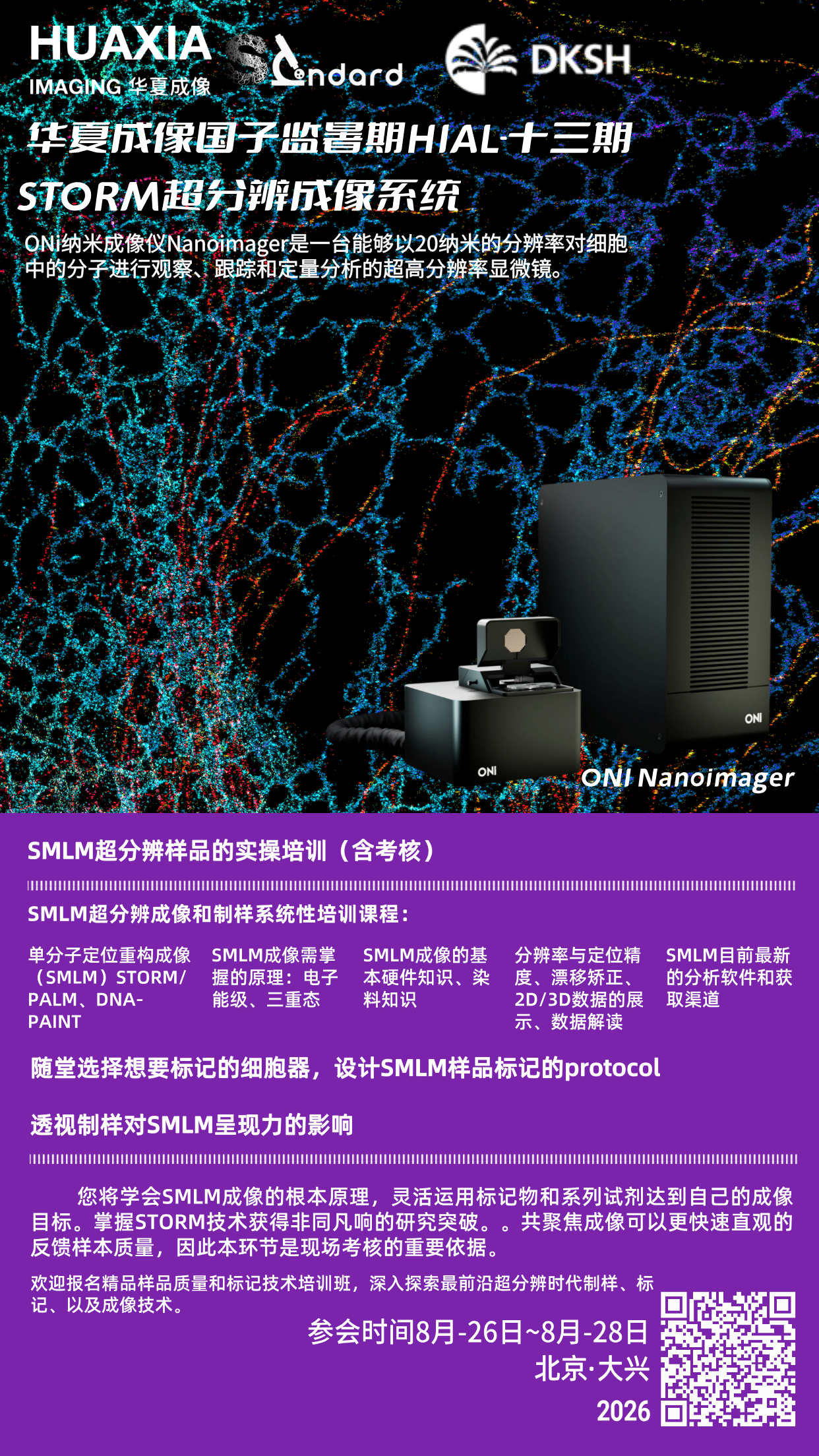 STORM 超分辨成像系统海报全貌
